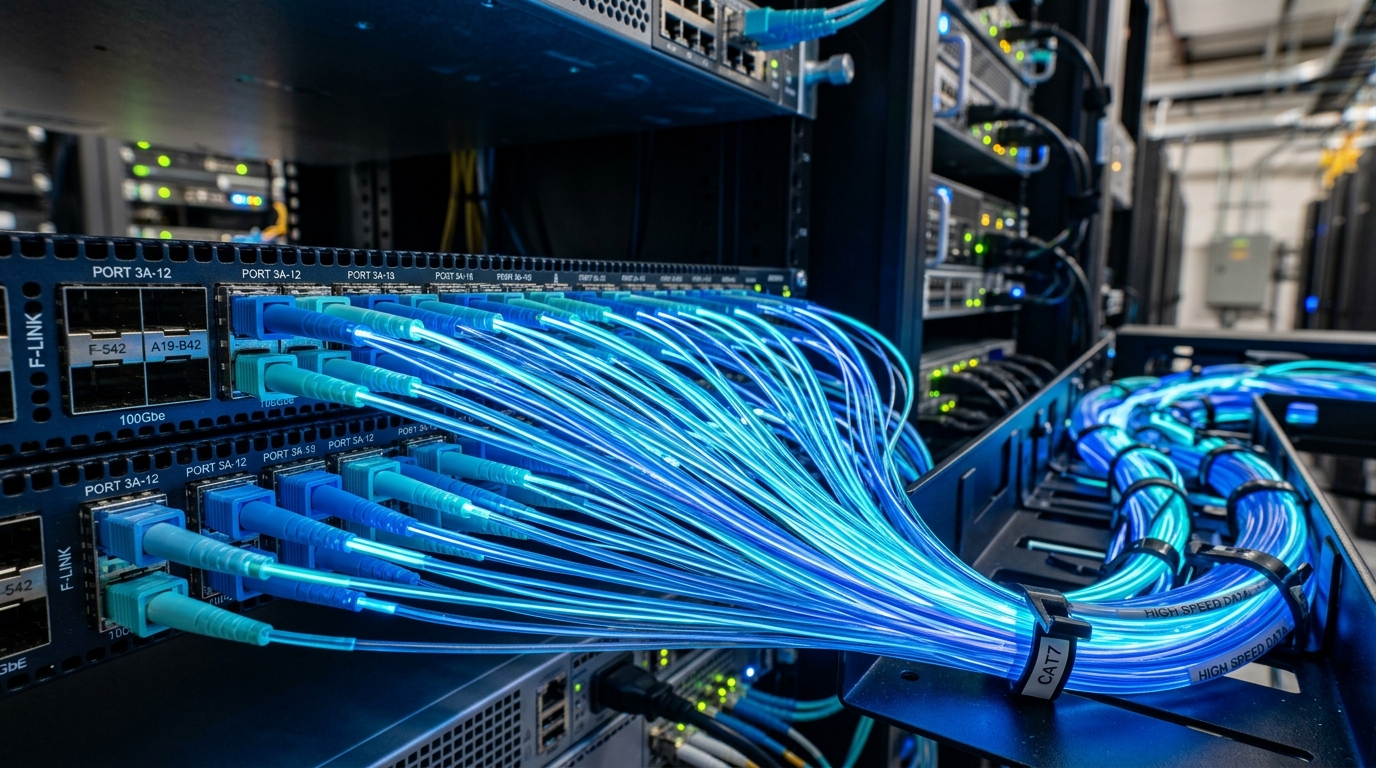 Ultra-high speed 100G fiber optic data interconnections
